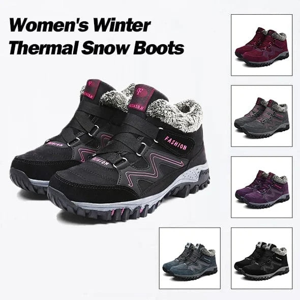 Winter Thickened and Velvet Warm Outdoor Cotton Shoes