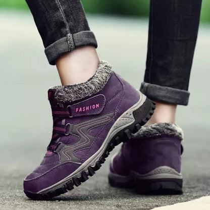 Winter Thickened and Velvet Warm Outdoor Cotton Shoes