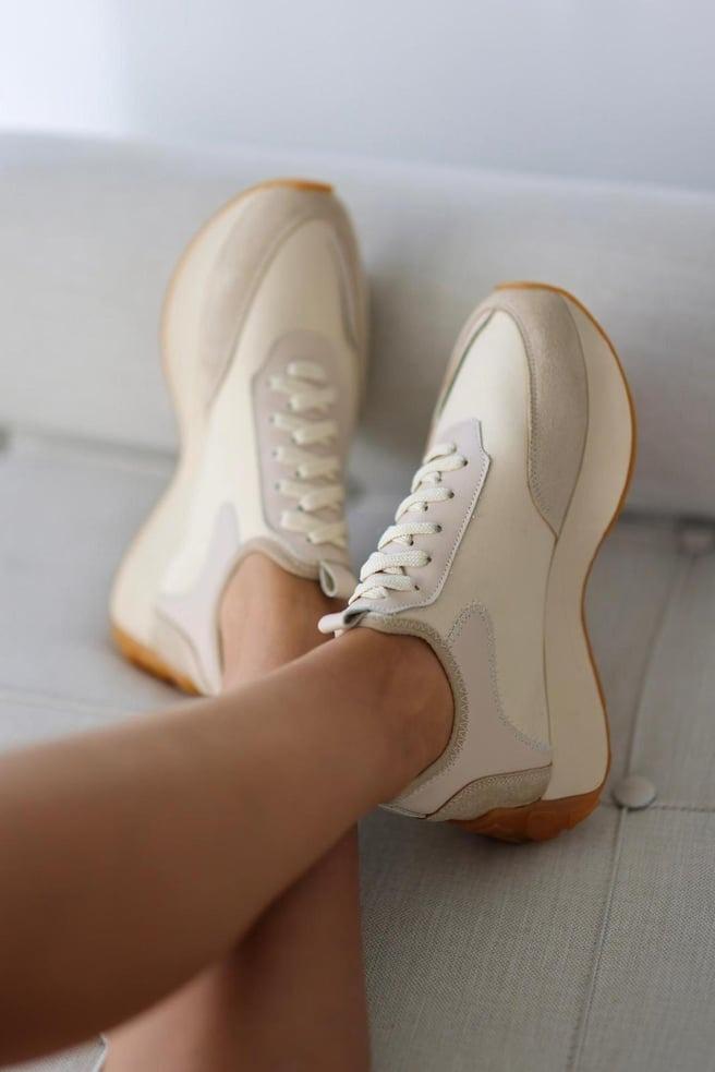 Suede Detailed Women's Sneakers