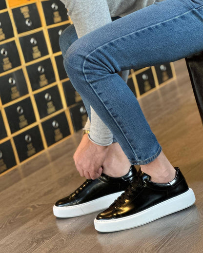 ✅High -quality Dedication✅Men's High Quality Patent Leather Casual Shoes