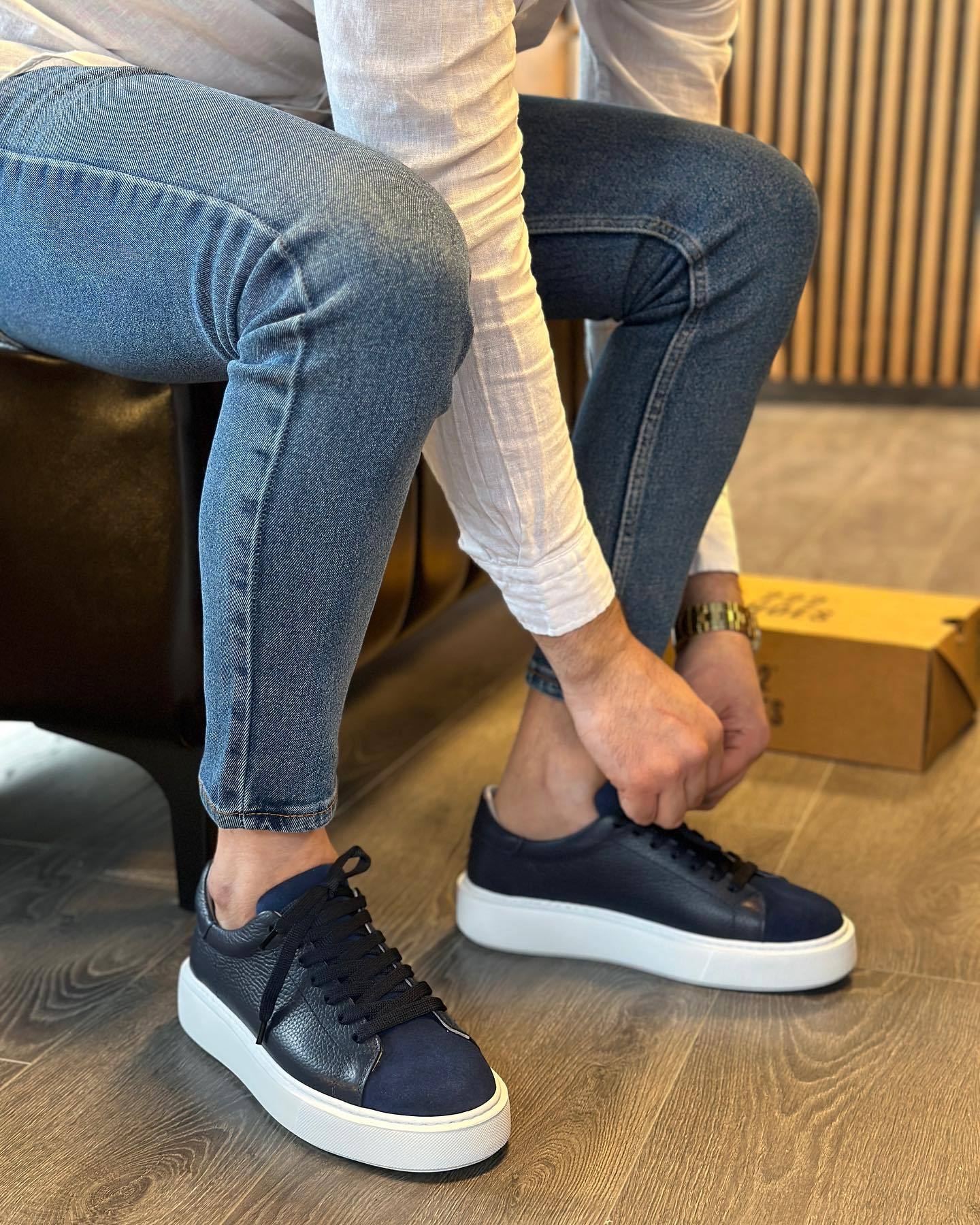 ✅High -quality Dedication✅Men's Leather & Suede Classic Casual Shoes