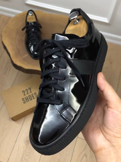 ✅High -quality Dedication✅Men's High Quality Patent Leather Casual Shoes