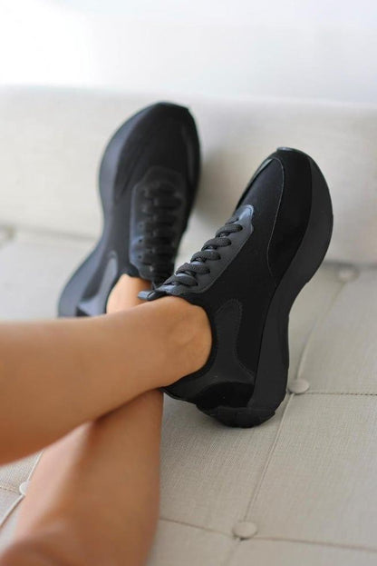 Suede Detailed Women's Sneakers