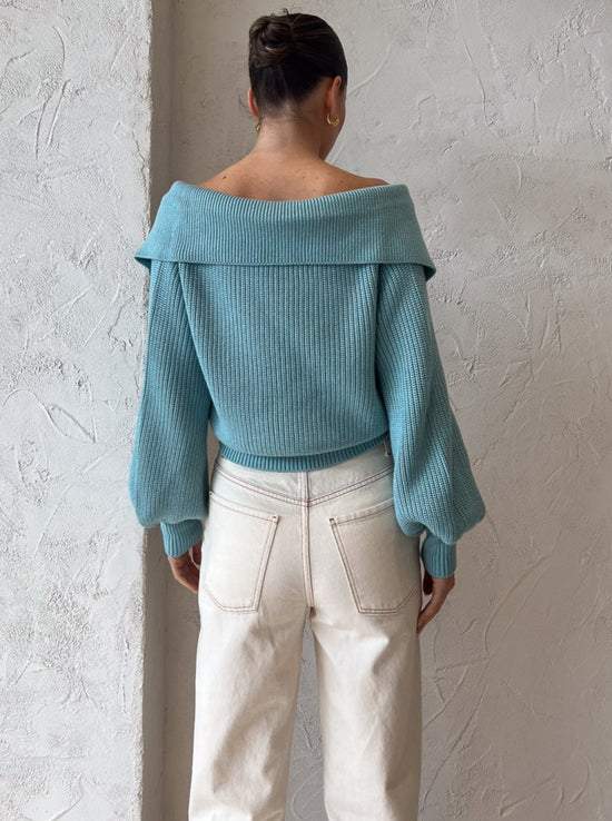 Oversized Zipper Knit