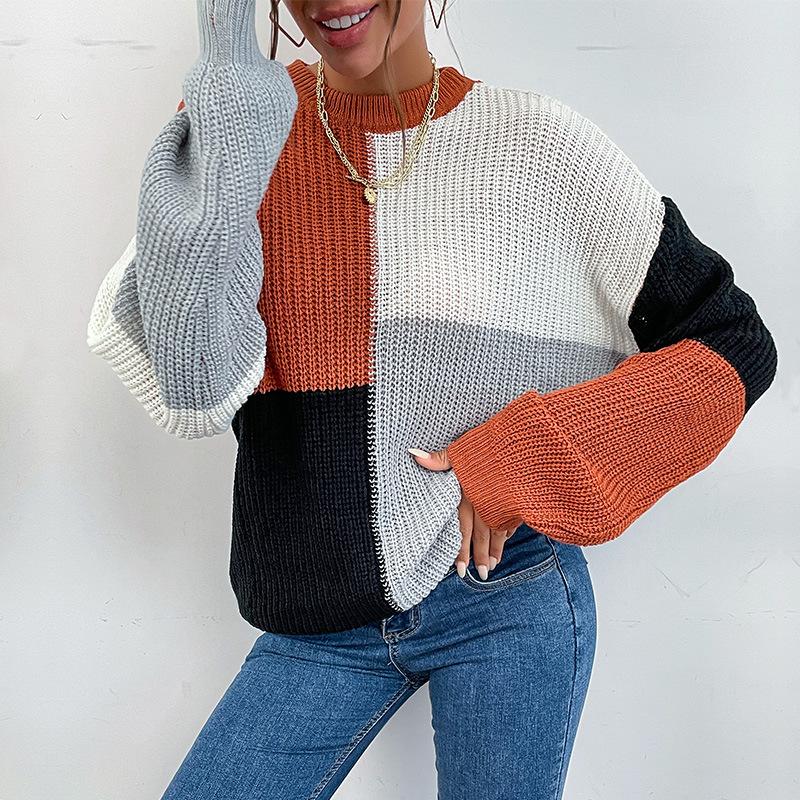 Warming Knitted Round Neck Sweater