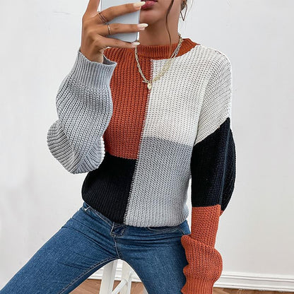 Warming Knitted Round Neck Sweater