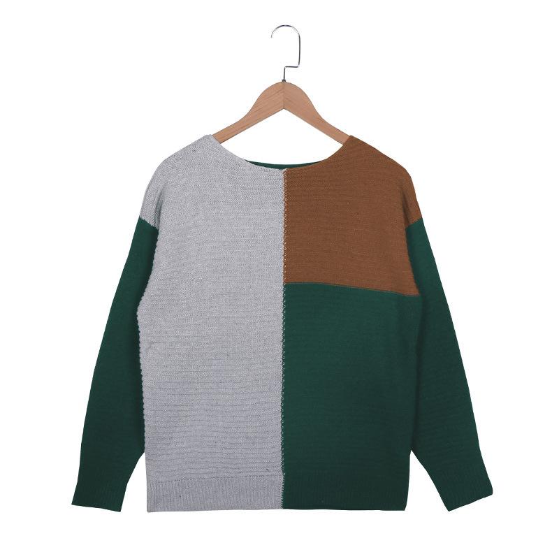 Baggy Color Block Sweater